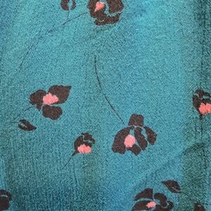 Billabong Teal Floral Midi Dress